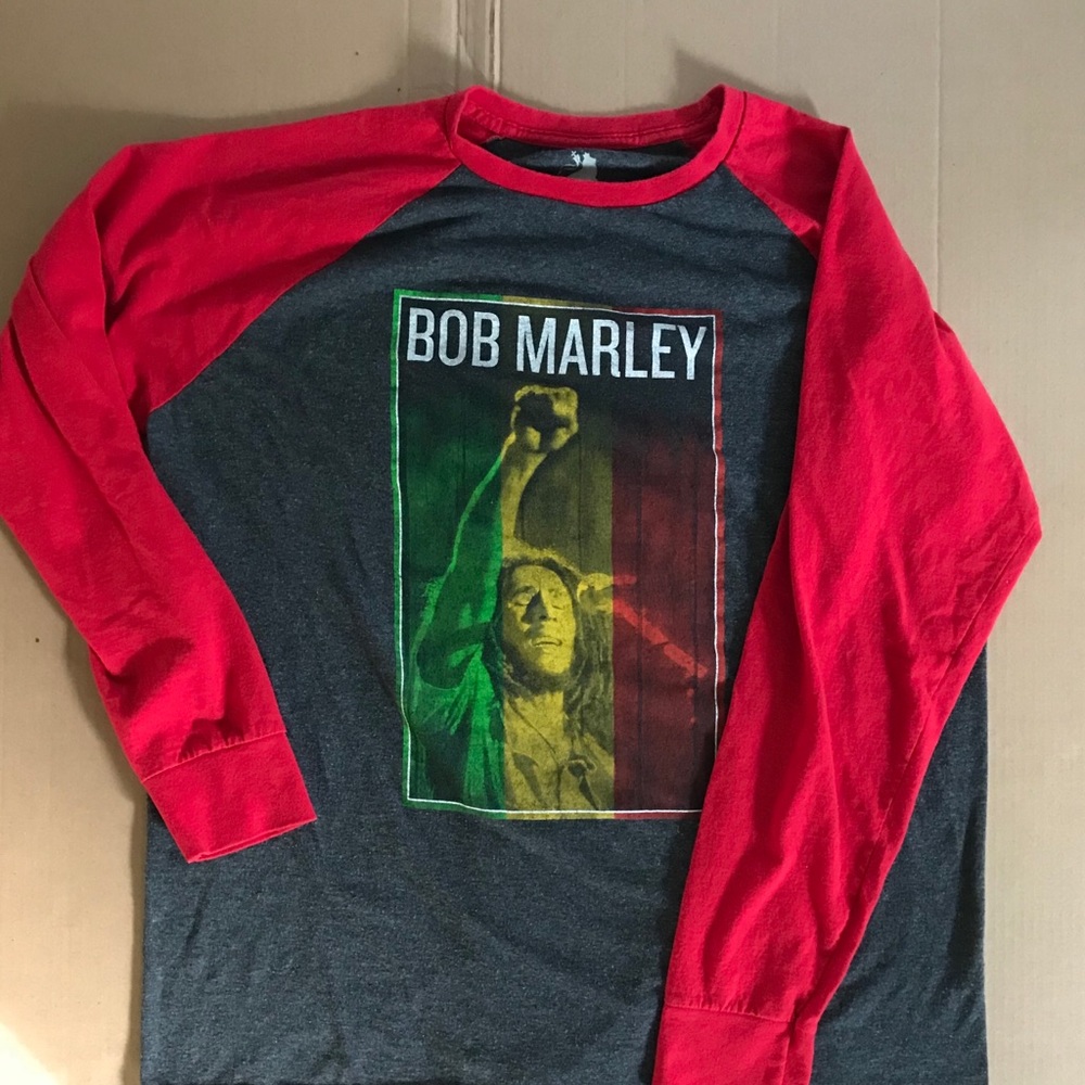 Zion Rootswear Bob Marley baseball style shirt